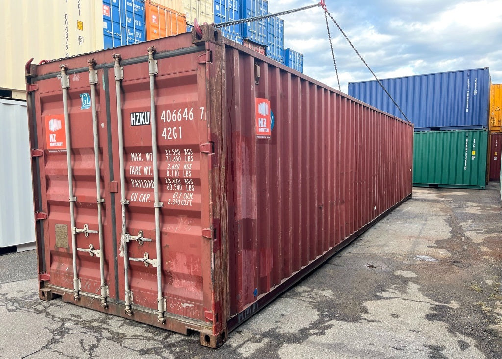 Conteneur maritime réformé de 40 pieds (12,2 m) HZKU 406 646-7